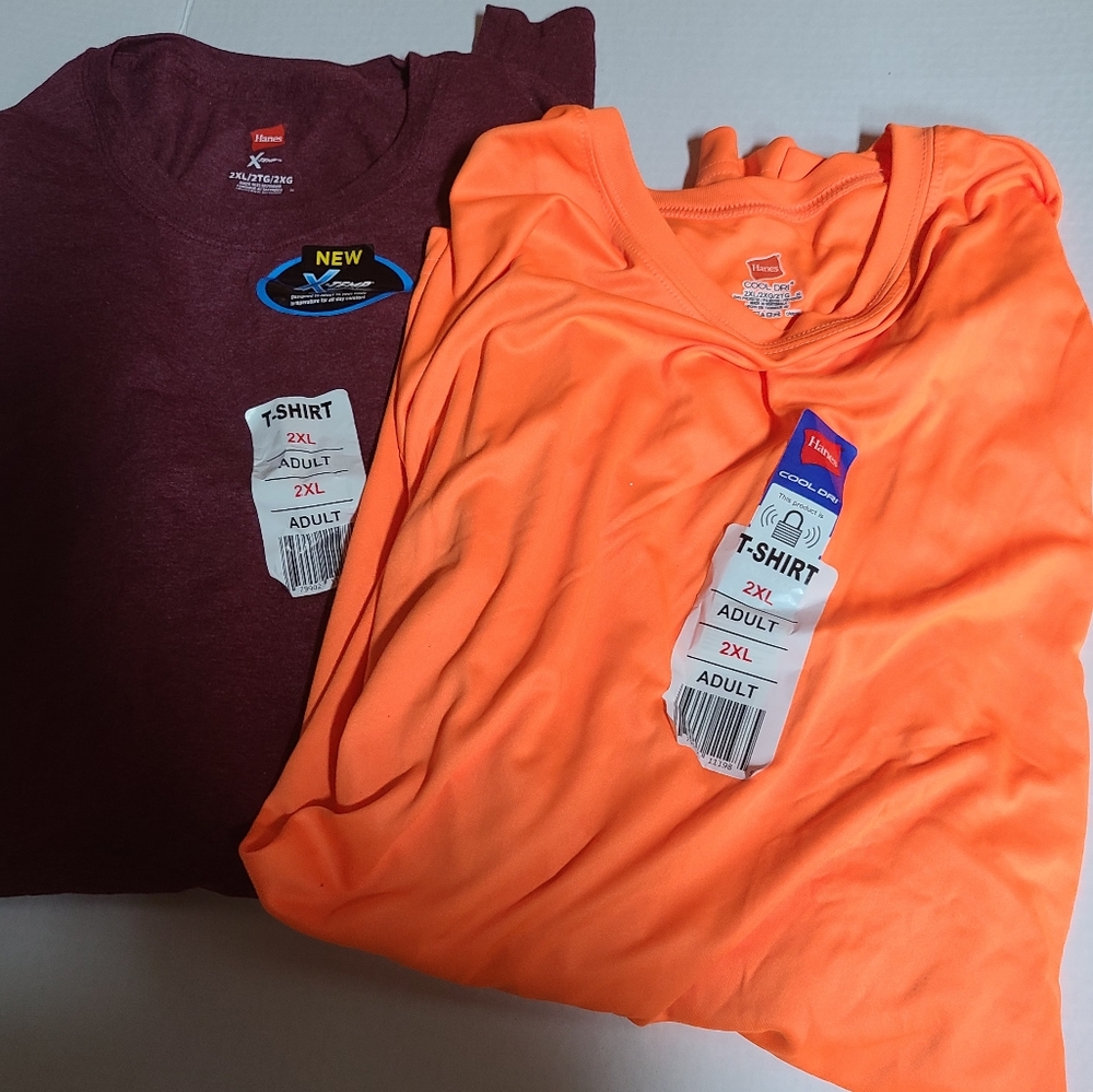 Two Plus Size Adult Long Sleeve Shirt 2XL